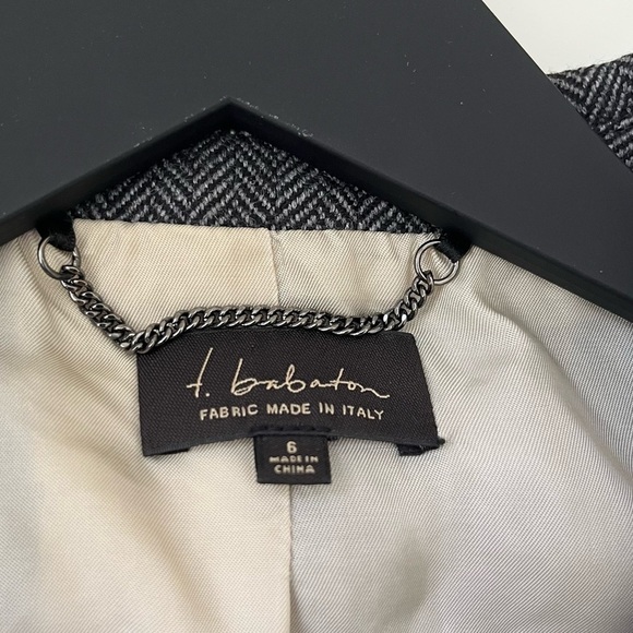 Aritzia Babaton Herringbone Blazer Size 6 - Picture 4 of 13